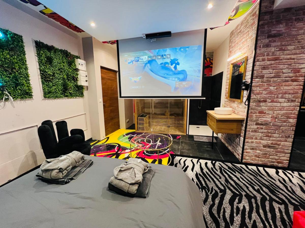 Capsule Street Art - Sauna- Jacuzzi - Playstation 5 - Billard - Netflix - Home Cinema - Terrasse Дуе Екстер'єр фото